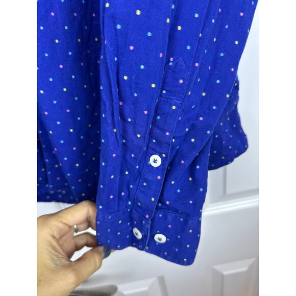 Penguin Heritage Slim Fit Shirt Men's Size L Blue Button Up Long Sleeve - Picture 5 of 9